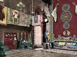 Ilustracion: Workshop of french painter Benjamin Constant (1845-1902). En