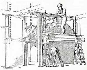 Sawing: Workshop, London Marble-Working Company, Westminster