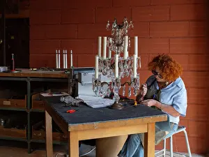 Fabienne: Workshop, Mathieu Lustrerie, Gargas, Provence, France