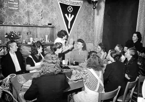 Slippers: Workshop of the Nazi Women's Organization, 1943
