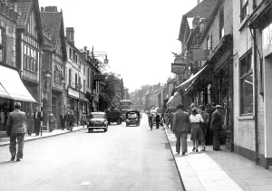 Worksop: Worksop, Bridge Street c1955