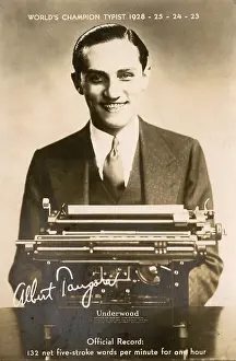 Brylcreem: World Champion Typist - Albert Tangora