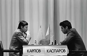 World Chess Championship game between Anatoly