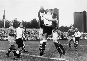 Exciting: World Cup qualifying match, Germany against Estonia, 1937