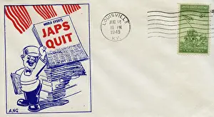Envelope: World Events, Japs Quit at end of WW2