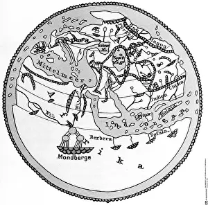 1154: World map of al-Idrisi