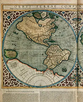 Continents: World Map by Rumold Mercator (1512-1594)
