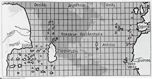 Recorded: World Map of Toscanelli from the 15th century