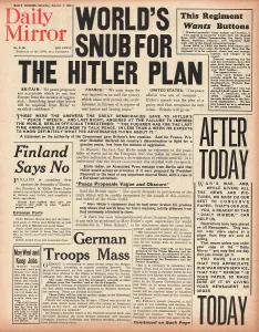 Snub: World powers snub Hitler's peace plan