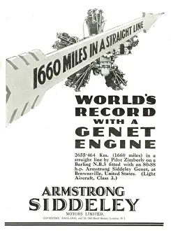 Genet: A World Record For The Armstrong Siddeley Genet Aero Engine