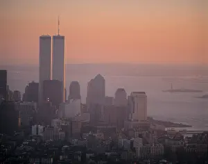 Haze: World Trade Center at Sunset
