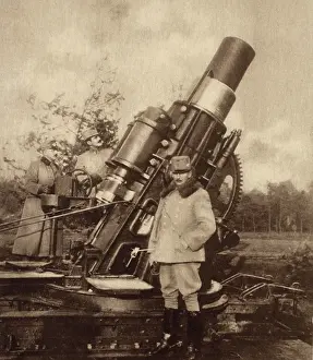 Lcgr0113: World War 1. Austrian 30.5 centimeter gun, designed