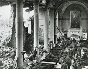 Medical Care: World War 1: Battle of Argonne Forest. A shattered