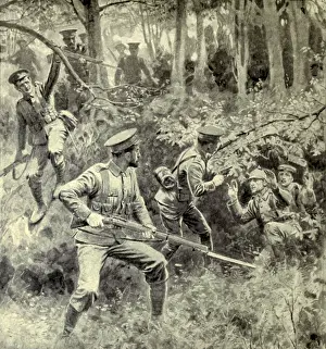 Disrupted: World War 1. British soldiers accepting the surrender