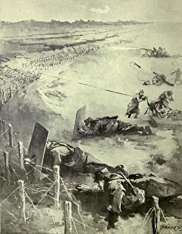 Shears: World War 1. French troops using various tactics