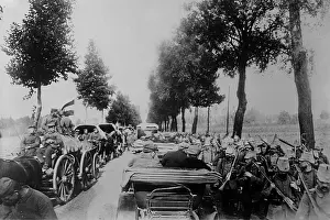 Lcgr0113: World War 1. German soldiers on the way to the