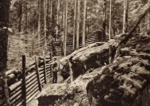 Lcgr0113: World War 1. A German trenches in the Vosages