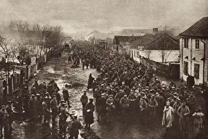 Lcgr0113: World War 1. Russian soldiers captured by the