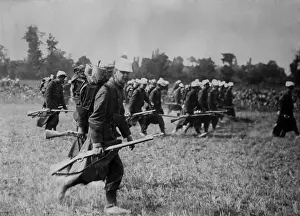 Resisted: World War 1. Serbian troops in the field. Serbian