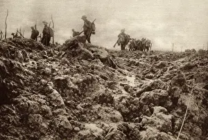 Peacetime: World War 1. Western front battleground has been