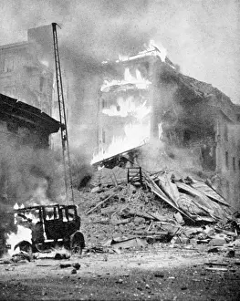 Flats: World War 2: Finland. Bombing of Helsinki by the