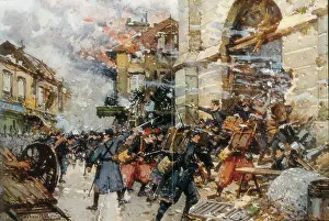 Snows: World War I (1914-18). Western Front. Combat in