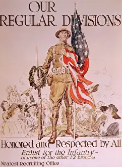 Flagg: World War I American recruiting poster by ?