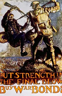 Brangwyn: World War I British war bonds poster by ?