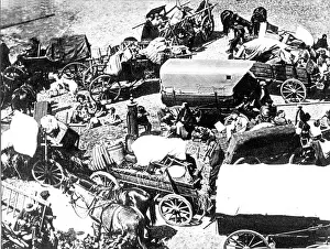 Waggons: World War I - Eastern Front - Refugees