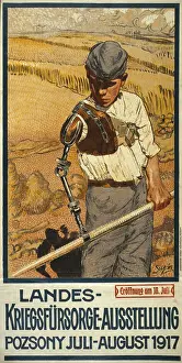 Prosthetic: World War I, German Poster shows a disabled ?