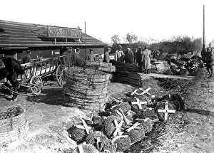 Namely: World War I - German troops in Russia