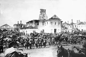 Namely: World War I - German troops in Russia