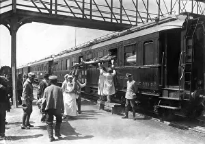 Namely: World War I - Hospital train