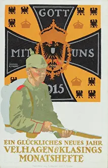 Gott: World War I: New Years Card of the