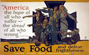 Greenleaf: World War I poster using the poetry of John ?