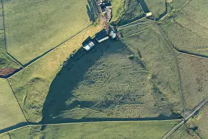 Earthwork: World War I practice trenches at Breary Banks, North Yorks