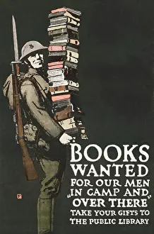 Thus: World War I print encouraging people to donate