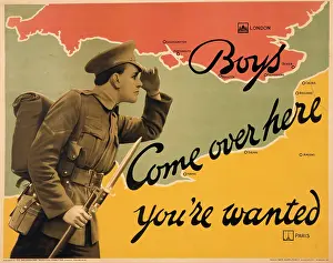 World War One: World War I recruitment poster