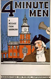 Devitt: World War I, town crier, with bell in hand, ?