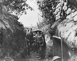 World War I trench