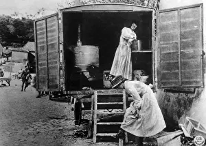 Mihiel: World War I, a YMCA mobile kitchen on the ?