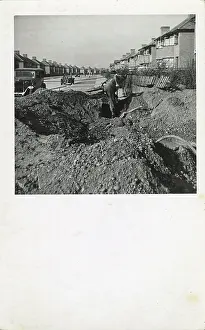 1939 1945: World War II - bomb damage Okehampton Crescent, Welling