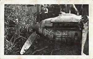 Messerschmidt: World War II - crashed Messerschmidt in Welling