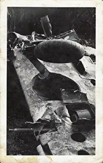 Messerschmidt: World War II - crashed Messerschmidt in Welling