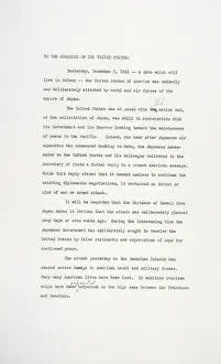 Requesting: World War II. Day of Infamy Speech by ?