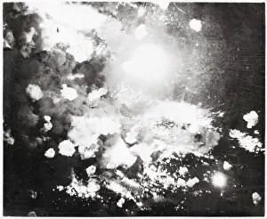 Pforzheim: World War II fires burning Pforzheim, Germany
