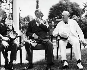 Generalissimo: World War II. From left: Chinese Generalissimo ?