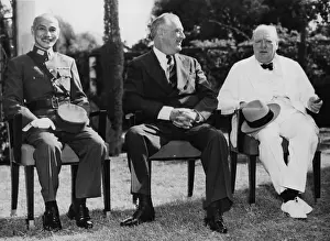 Generalissimo: World War II. From left: Chinese Generalissimo ?