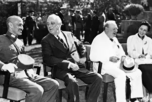 Generalissimo: World War II. From left: Chinese Generalissimo ?