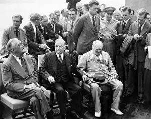 Octagon: World War II. From left: US President Franklin ?